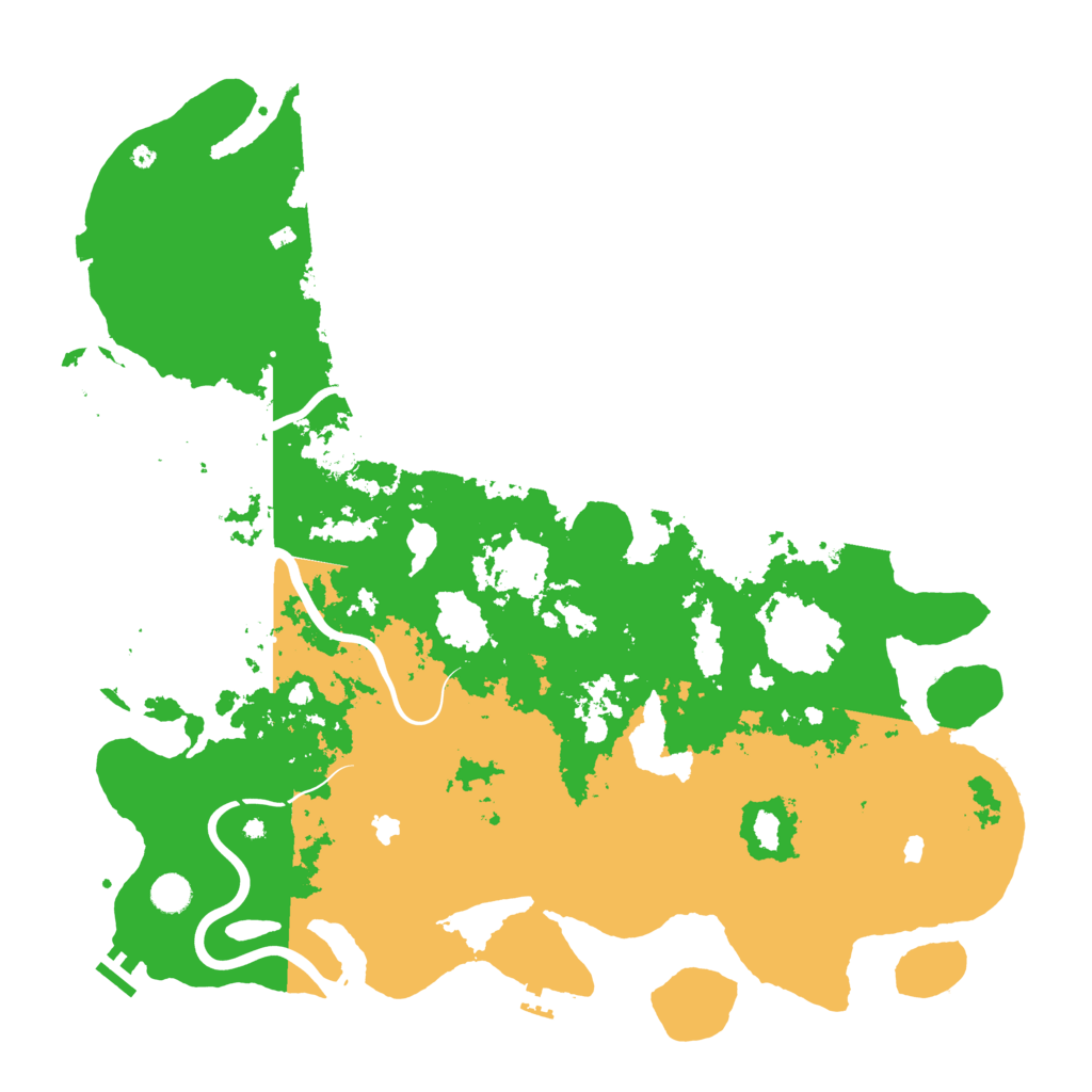 Biome Rust Map: Procedural Map, Size: 4800, Seed: 318540261
