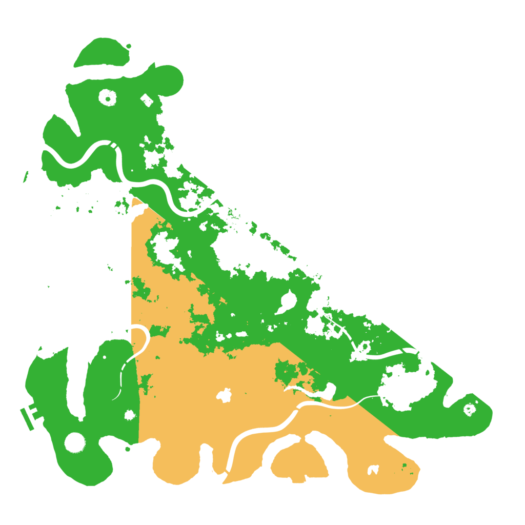 Biome Rust Map: Procedural Map, Size: 4500, Seed: 1855557253