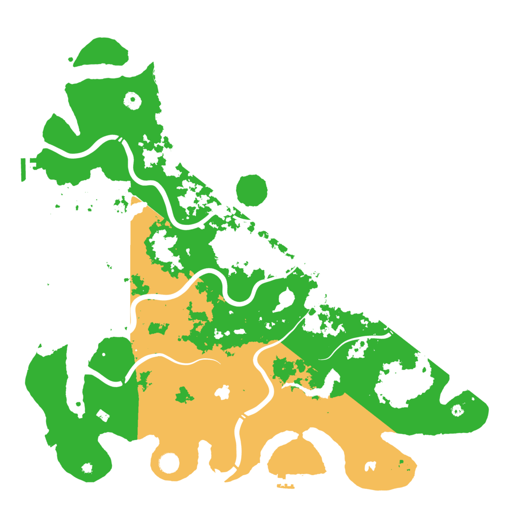 Biome Rust Map: Procedural Map, Size: 4500, Seed: 1855557253