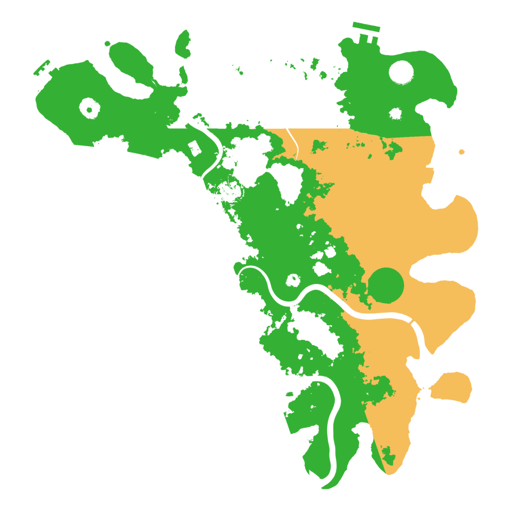 Biome Rust Map: Procedural Map, Size: 3800, Seed: 1088484055