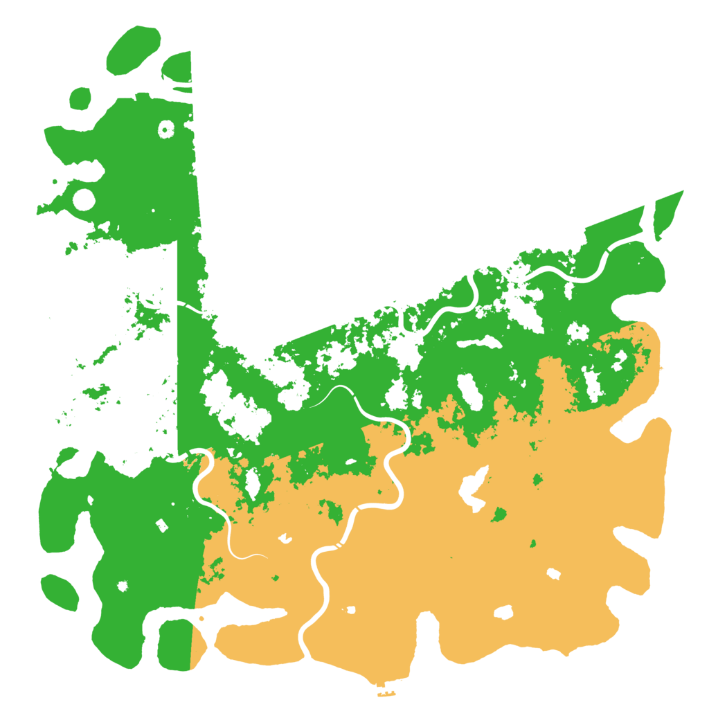 Biome Rust Map: Procedural Map, Size: 6000, Seed: 48624862
