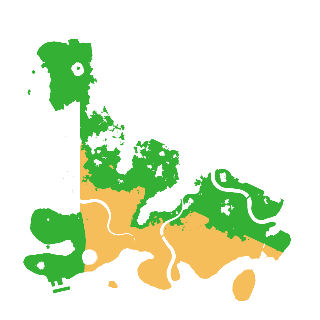 Biome Rust Map: Procedural Map, Size: 3750, Seed: 896437190