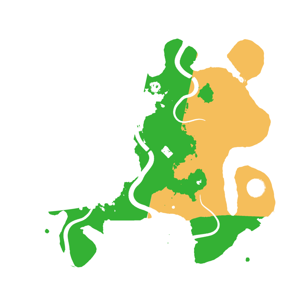 Biome Rust Map: Procedural Map, Size: 2800, Seed: 998529213