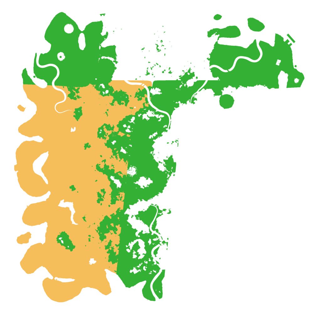Biome Rust Map: Procedural Map, Size: 6000, Seed: 641053175