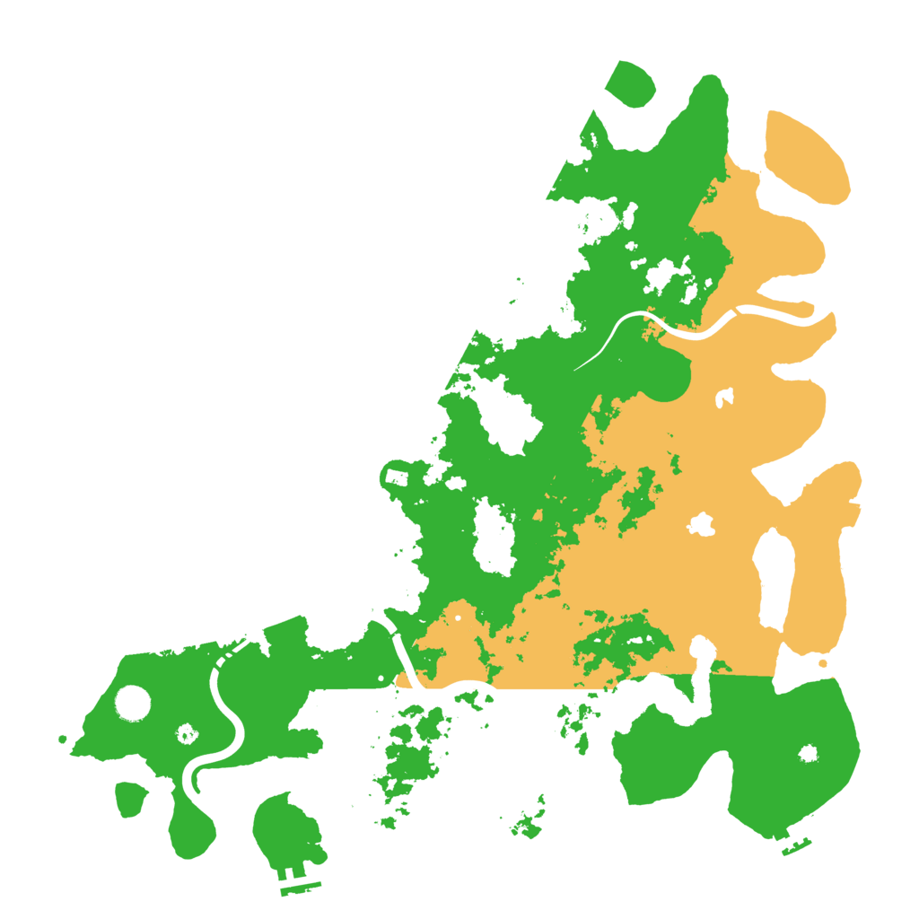 Biome Rust Map: Procedural Map, Size: 4500, Seed: 1246953643