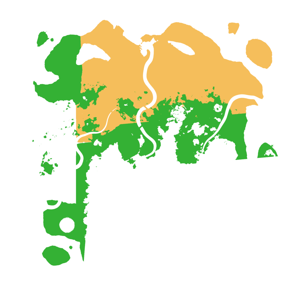 Biome Rust Map: Procedural Map, Size: 3700, Seed: 1642051065