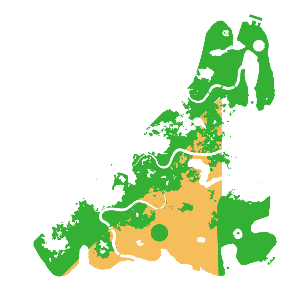 Biome Rust Map: Procedural Map, Size: 4500, Seed: 793777167