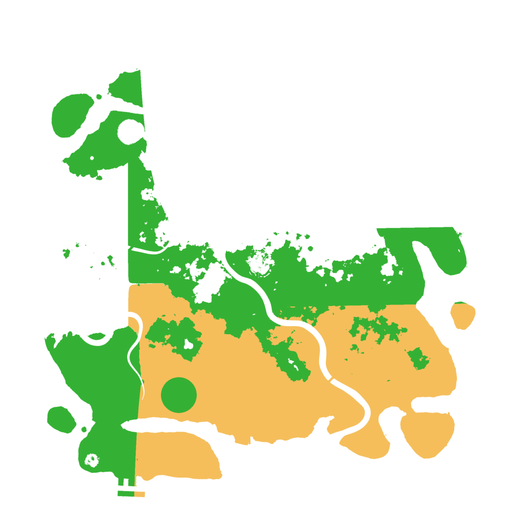 Biome Rust Map: Procedural Map, Size: 3800, Seed: 84086