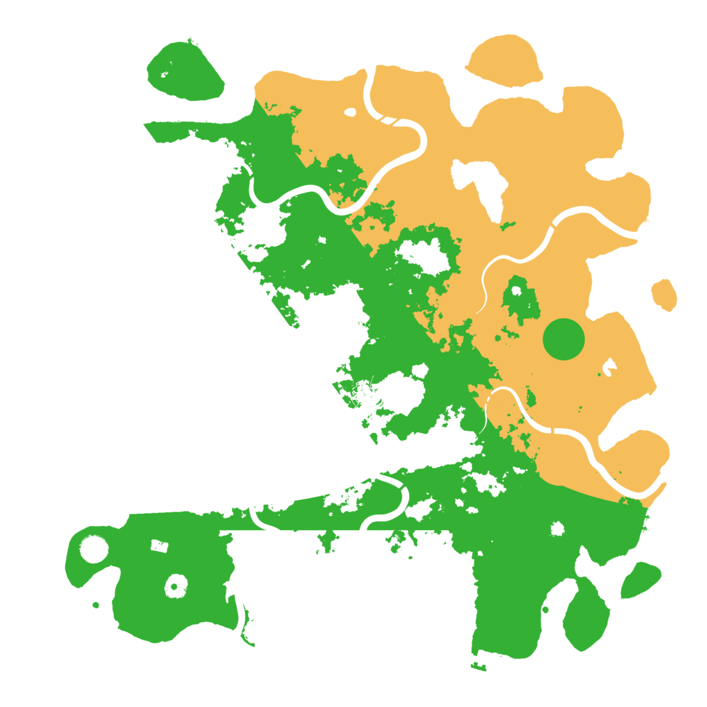 Biome Rust Map: Procedural Map, Size: 4450, Seed: 15556