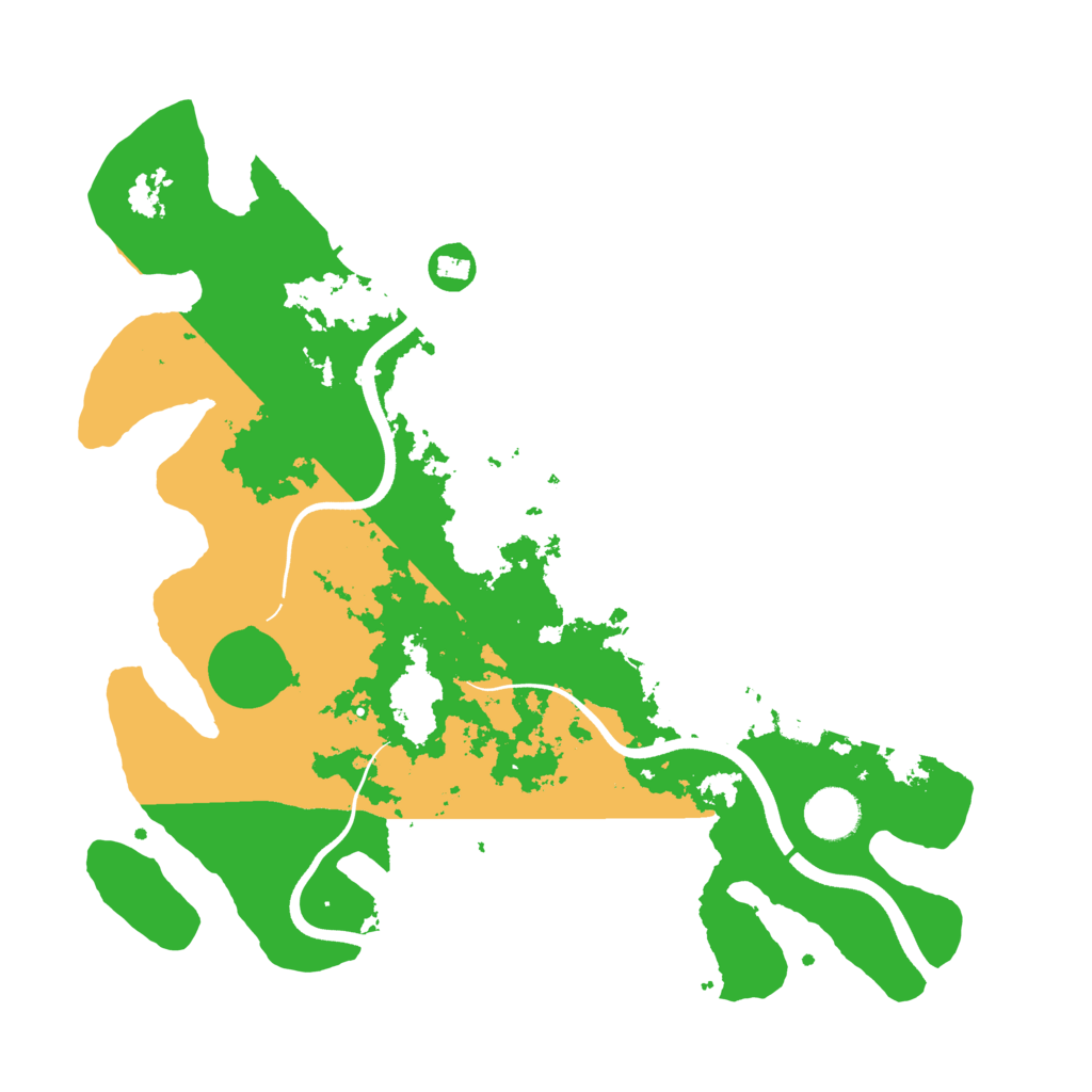 Biome Rust Map: Procedural Map, Size: 3650, Seed: 39332612