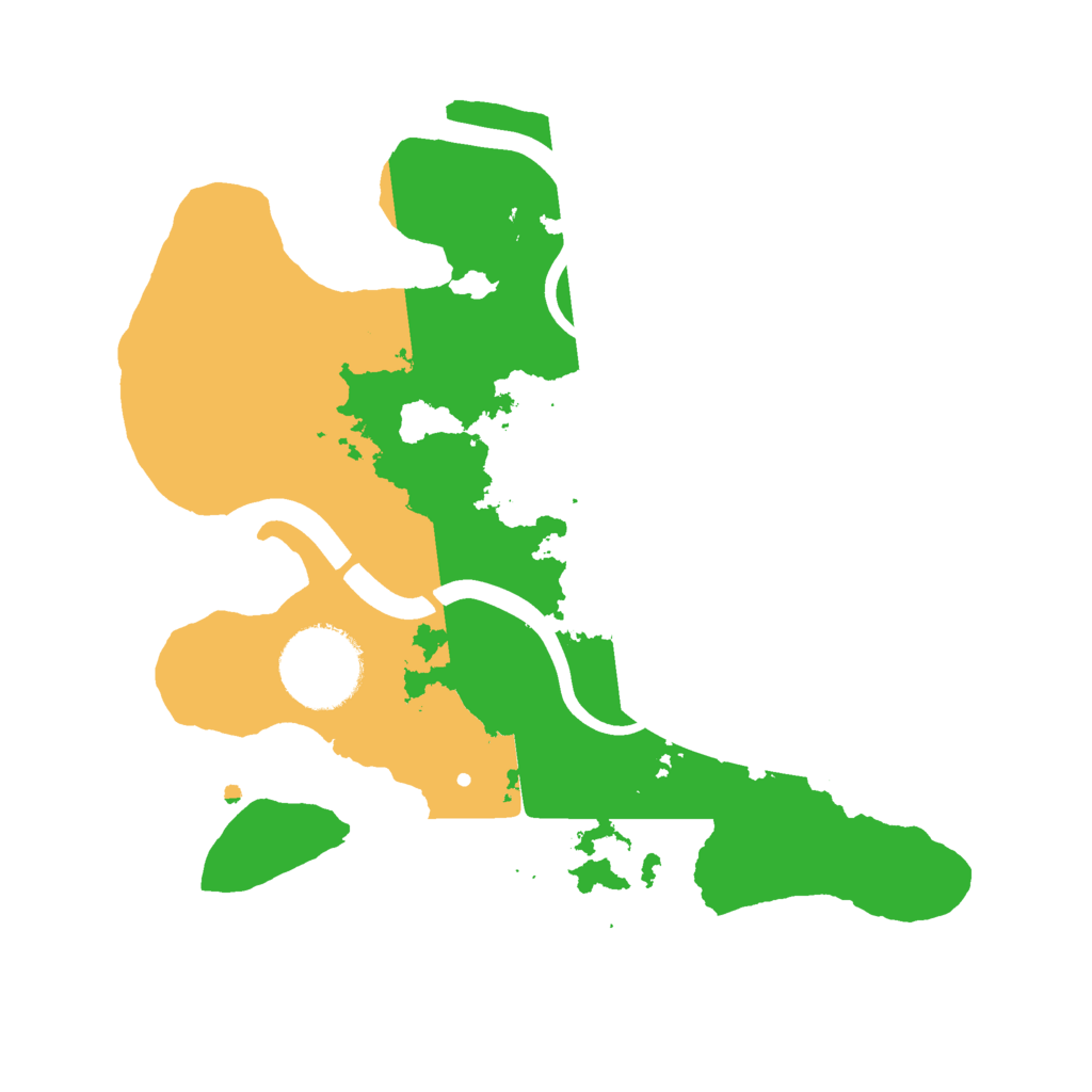 Biome Rust Map: Procedural Map, Size: 2350, Seed: 650811250