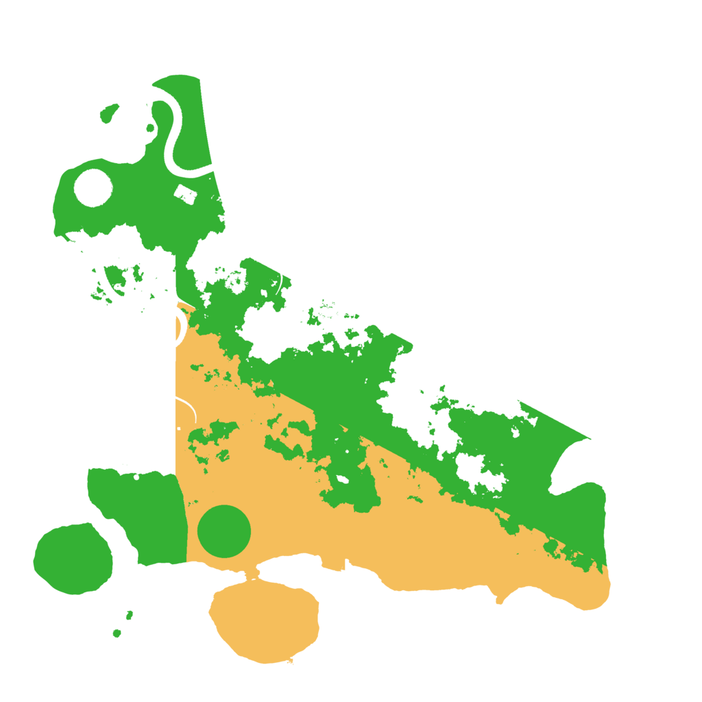 Biome Rust Map: Procedural Map, Size: 3500, Seed: 509822553