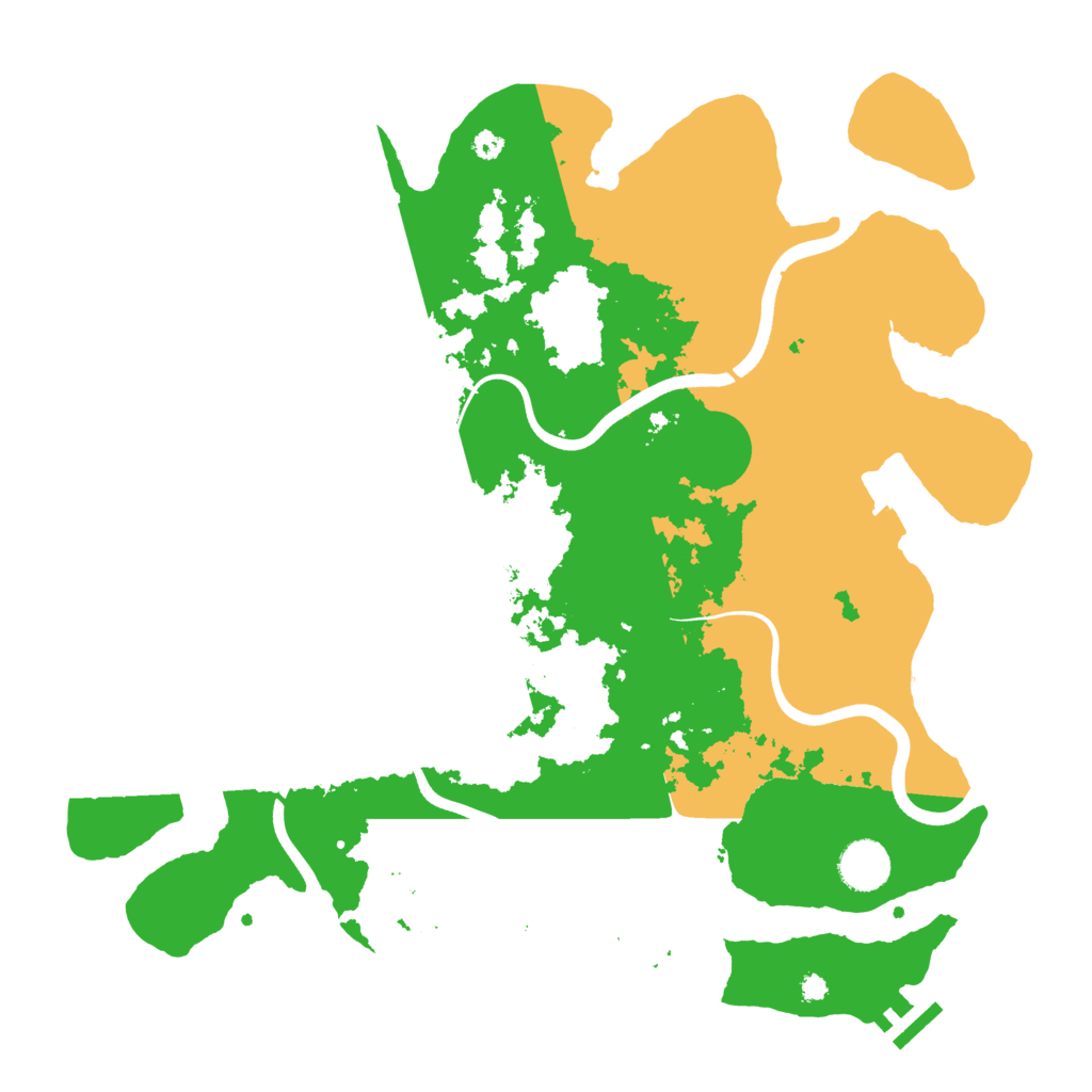 Biome Rust Map: Procedural Map, Size: 3750, Seed: 1326904414