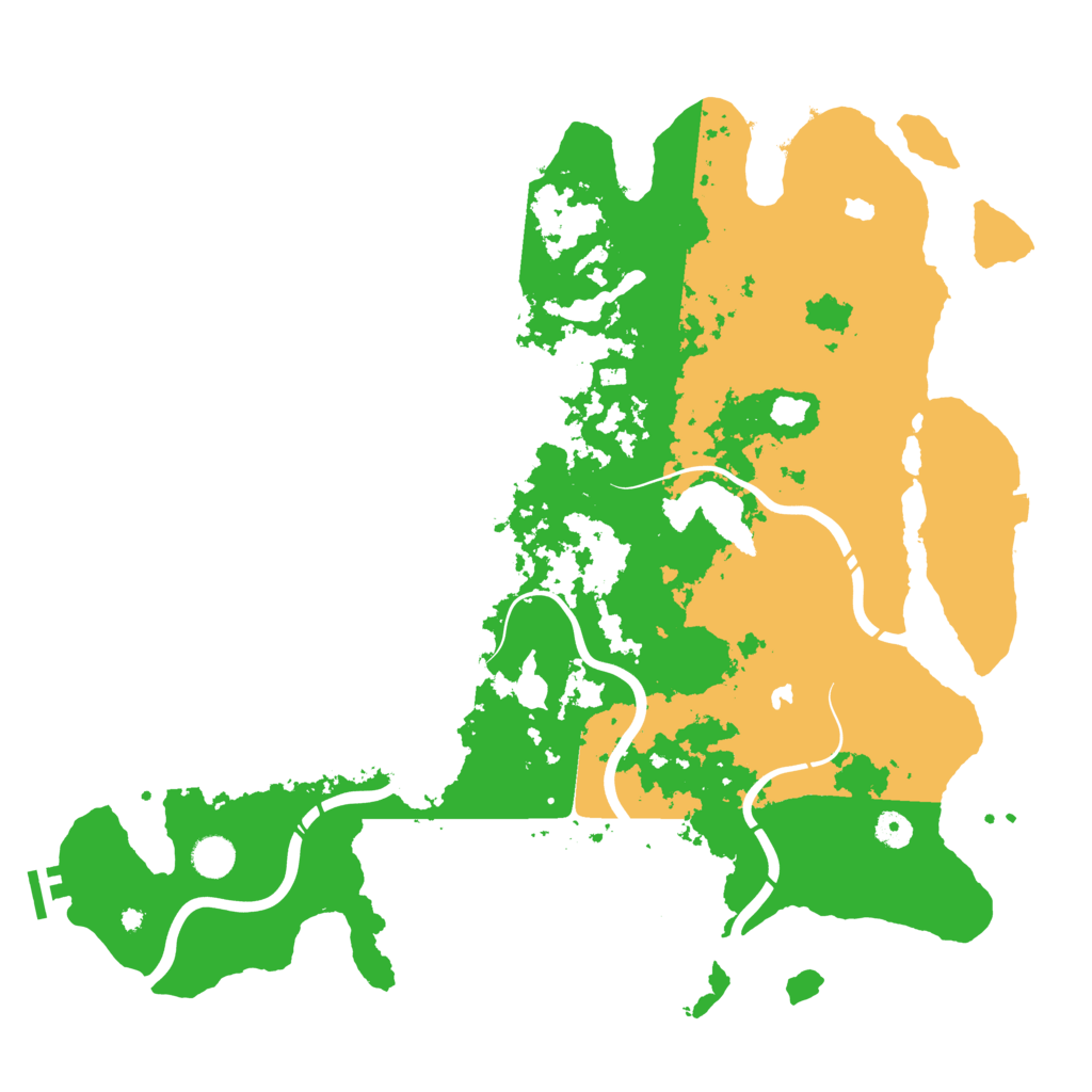 Biome Rust Map: Procedural Map, Size: 4500, Seed: 2078299942