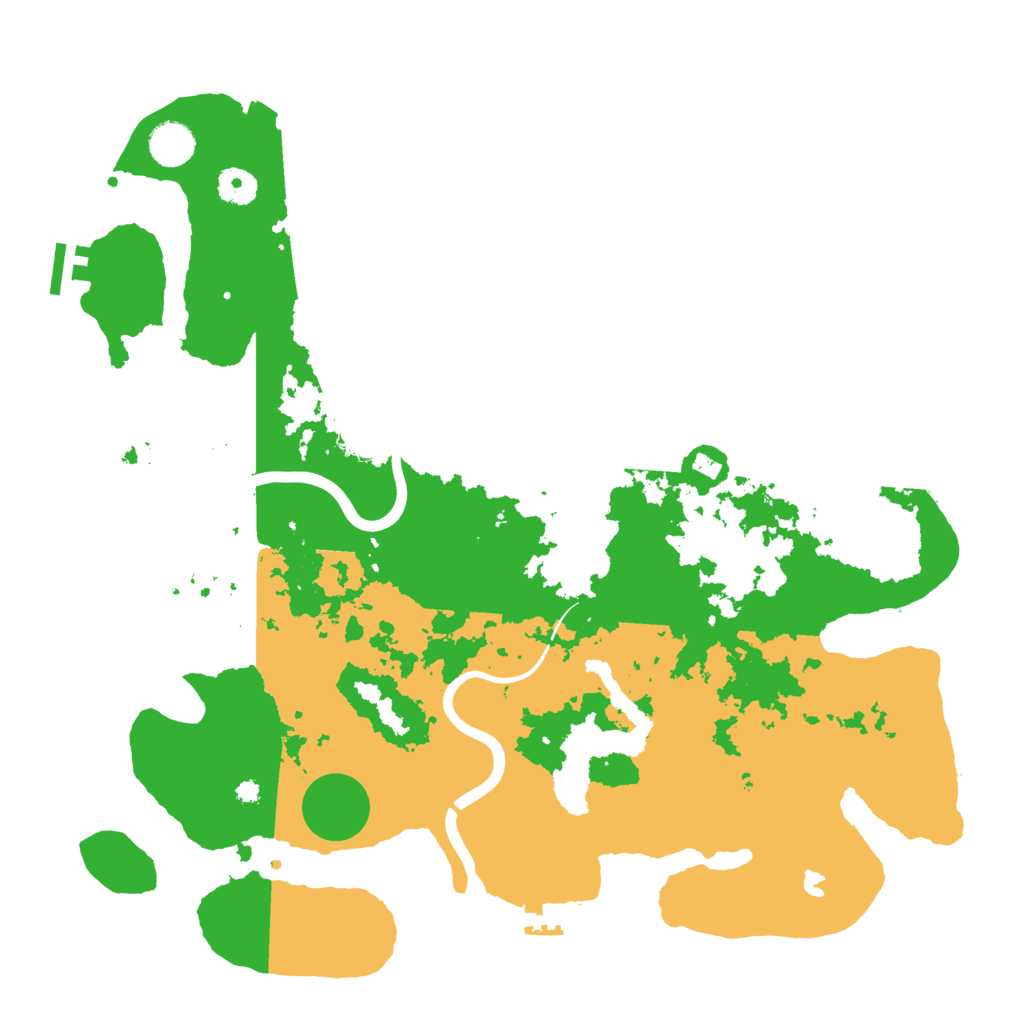 Biome Rust Map: Procedural Map, Size: 4000, Seed: 1104098502