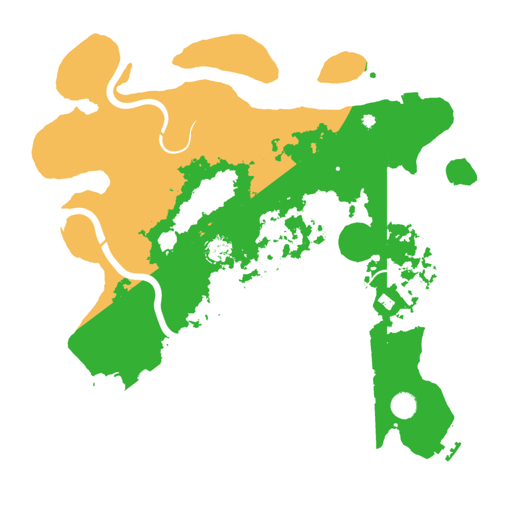 Biome Rust Map: Procedural Map, Size: 3500, Seed: 913576389