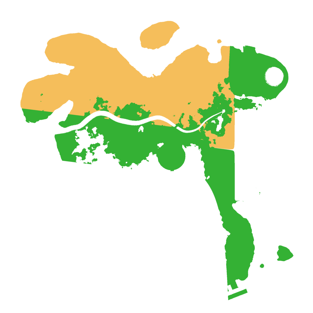 Biome Rust Map: Procedural Map, Size: 3000, Seed: 81109020
