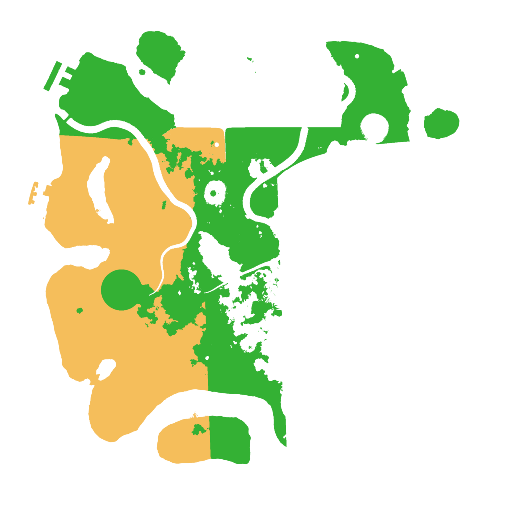 Biome Rust Map: Procedural Map, Size: 3300, Seed: 459615842
