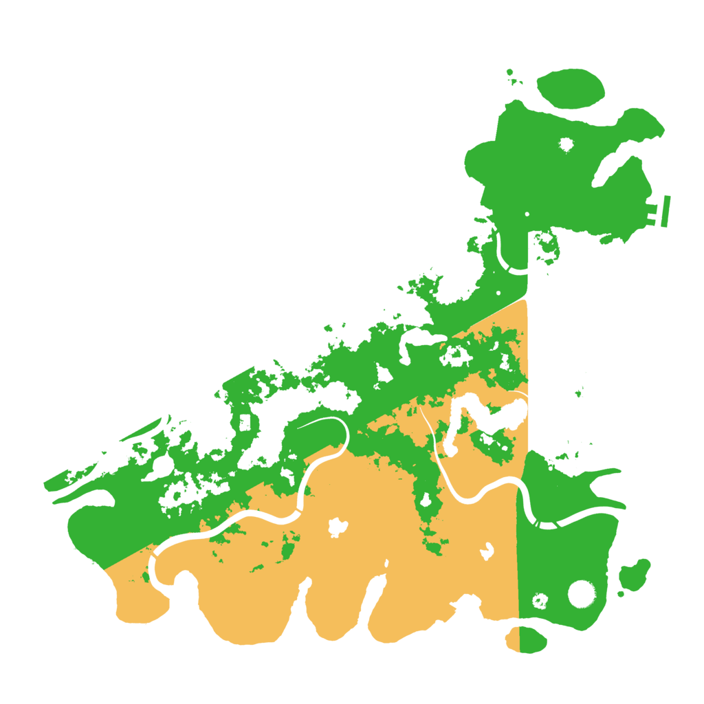 Biome Rust Map: Procedural Map, Size: 4500, Seed: 564771704