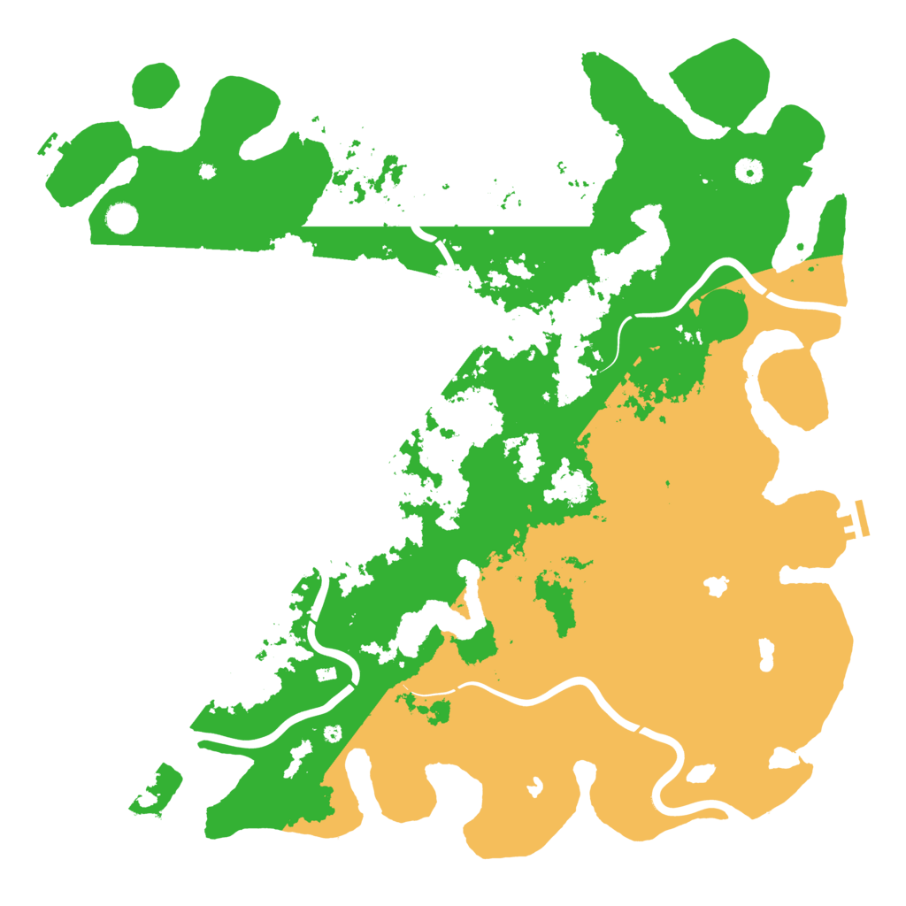 Biome Rust Map: Procedural Map, Size: 5000, Seed: 509977676