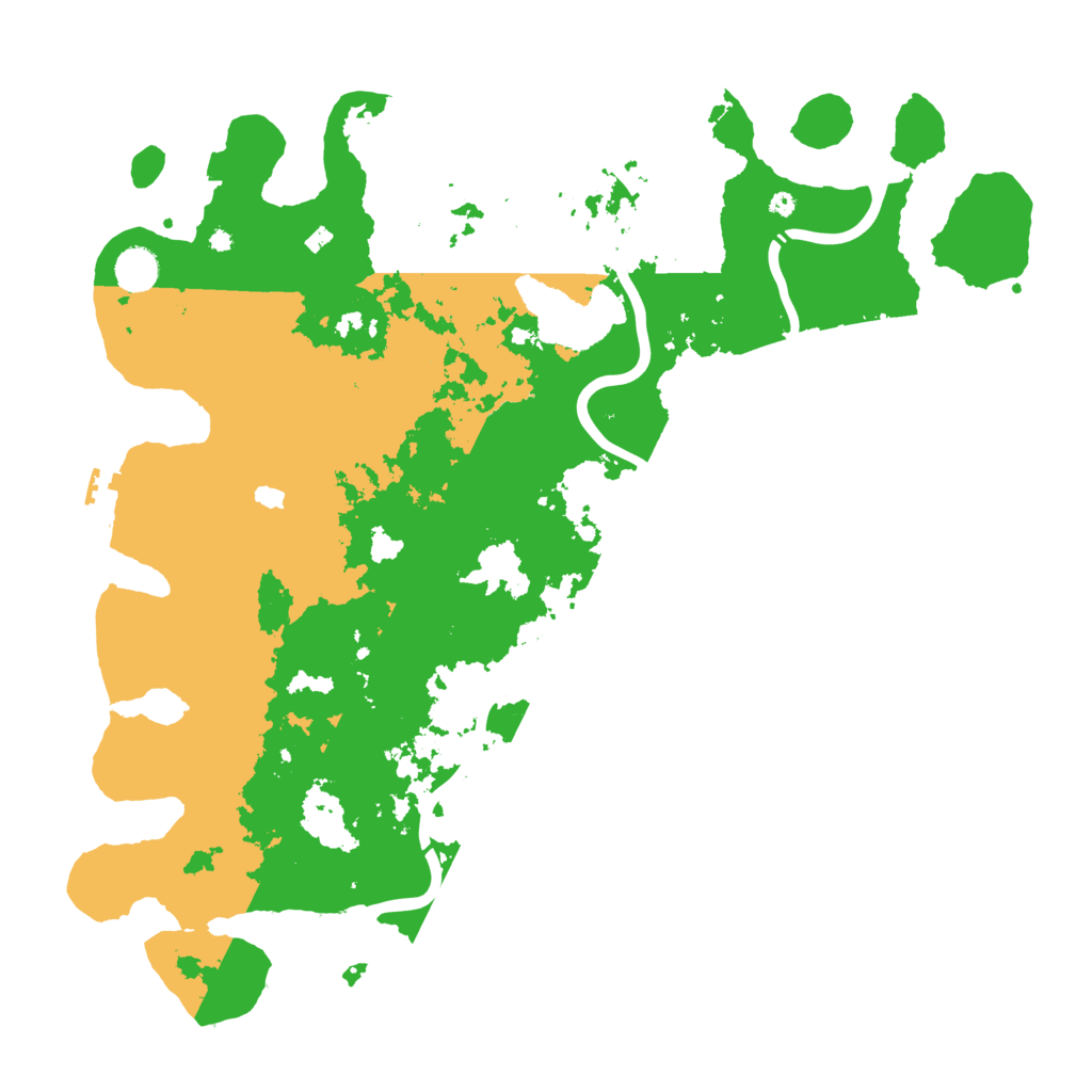 Biome Rust Map: Procedural Map, Size: 4433, Seed: 1204468961