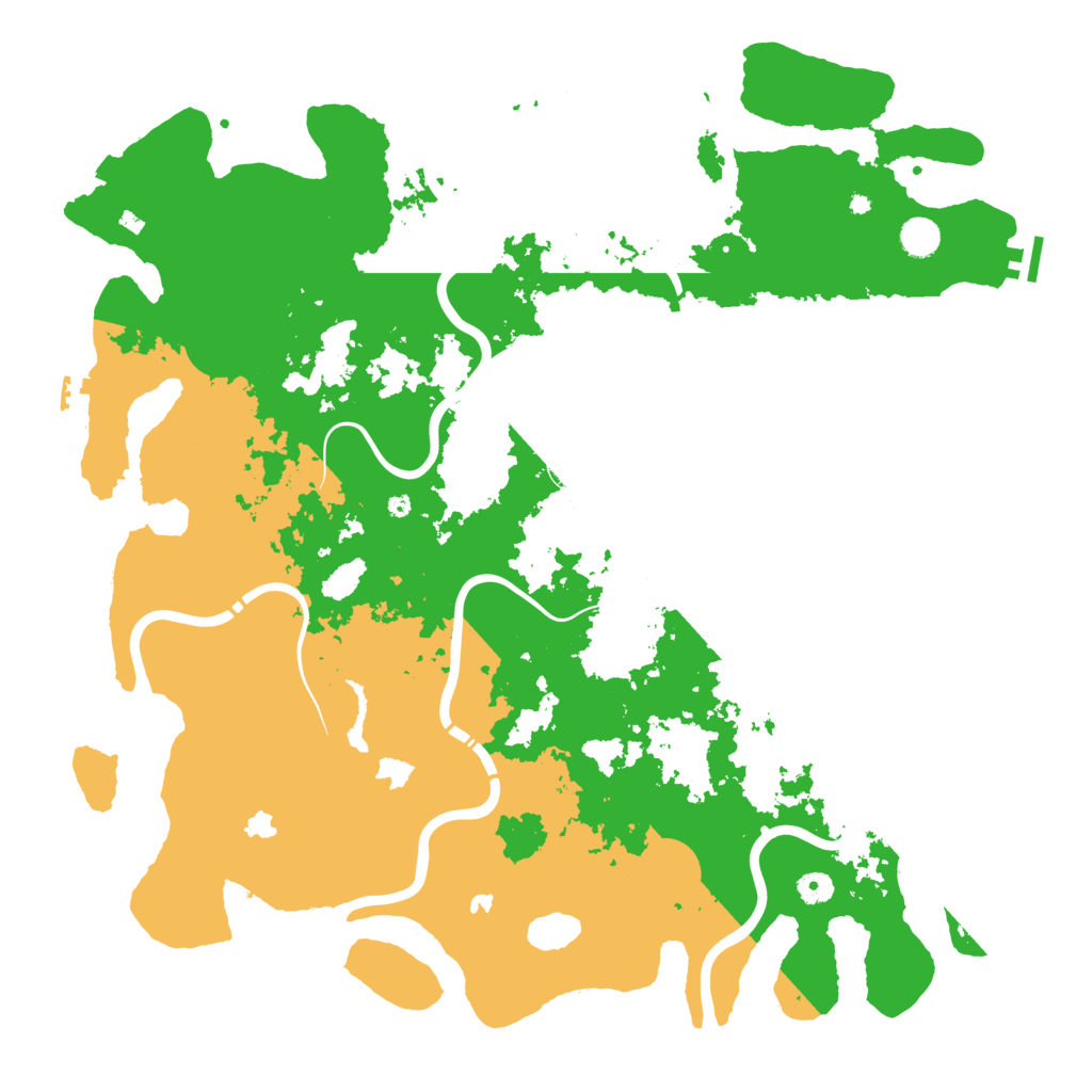 Biome Rust Map: Procedural Map, Size: 4800, Seed: 932977092