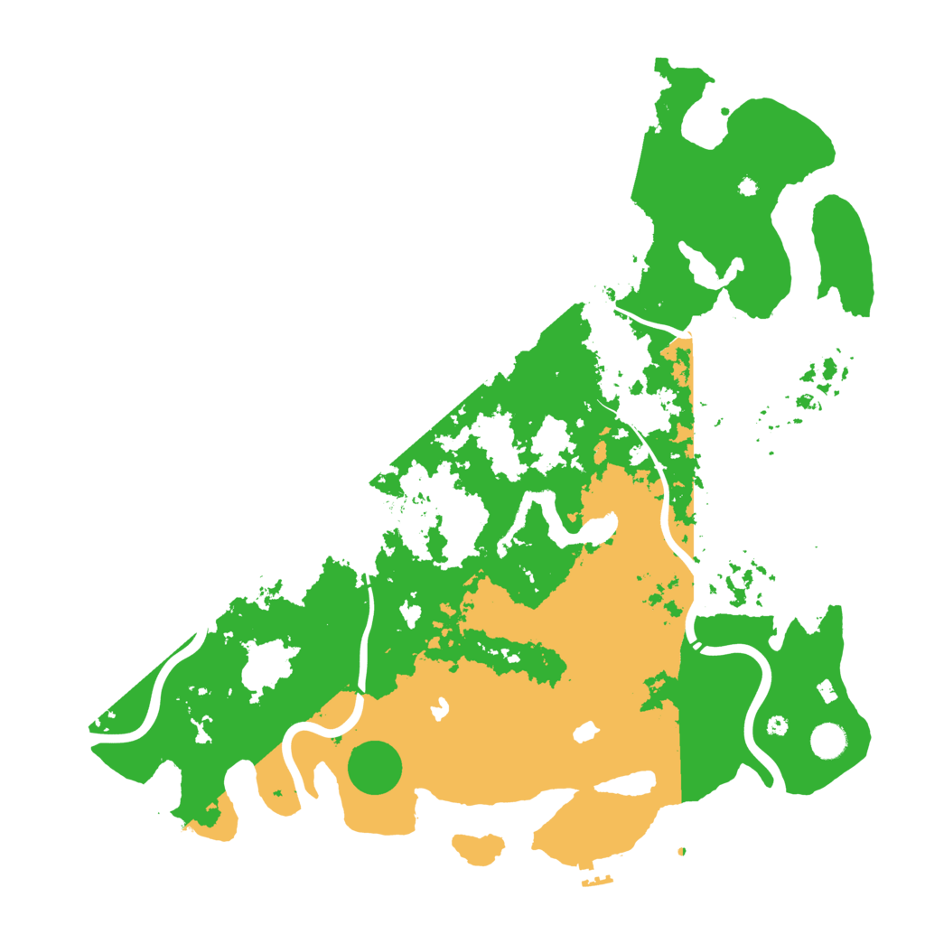 Biome Rust Map: Procedural Map, Size: 4500, Seed: 7376365