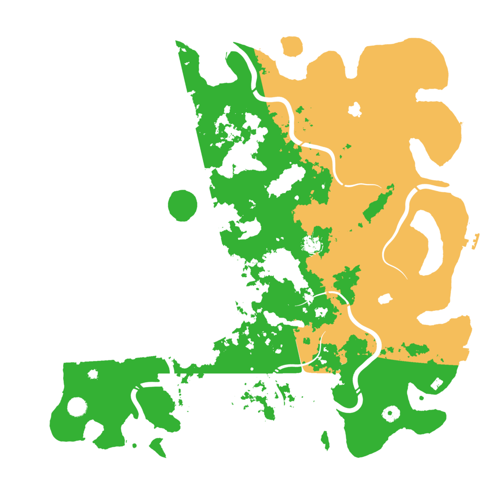 Biome Rust Map: Procedural Map, Size: 4500, Seed: 1157561618