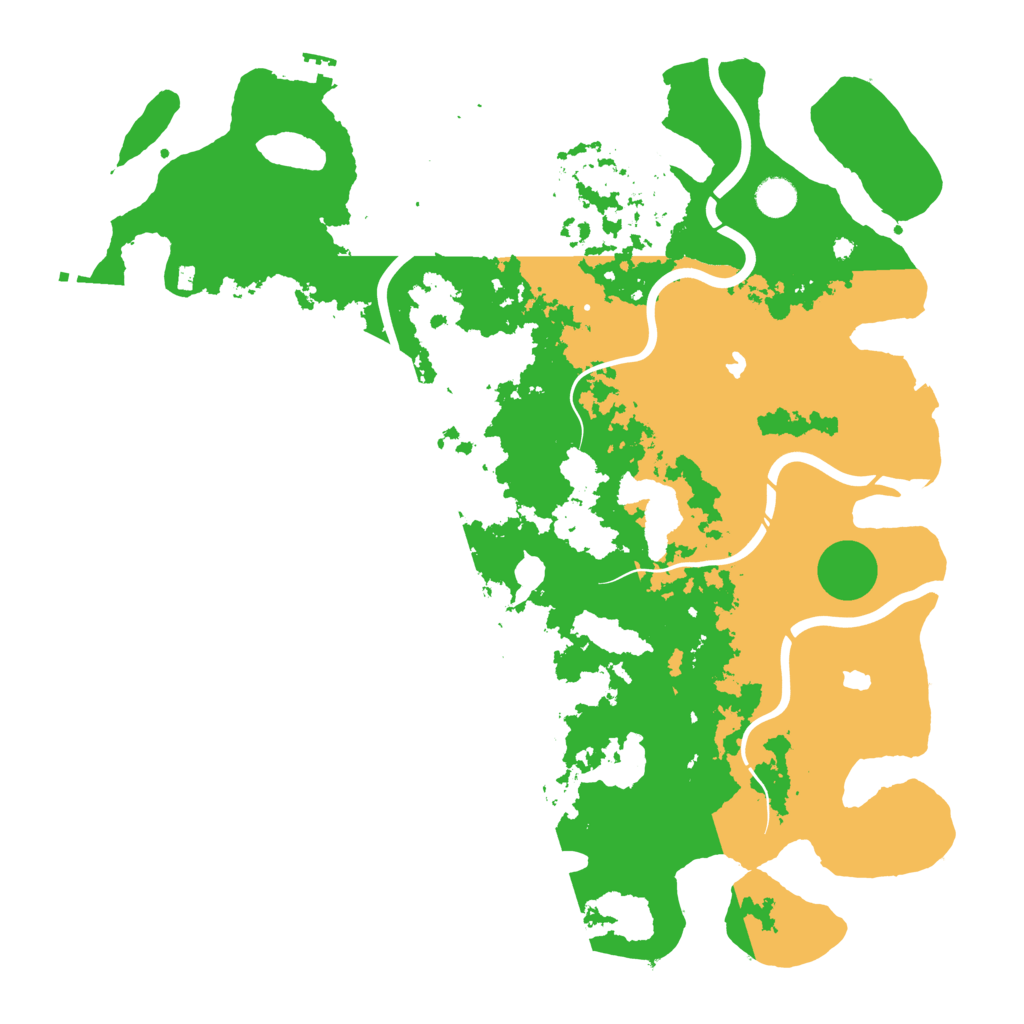Biome Rust Map: Procedural Map, Size: 4500, Seed: 1065847429