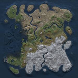 Thumbnail Rust Map: Procedural Map, Size: 4250, Seed: 532180628, 16 Monuments