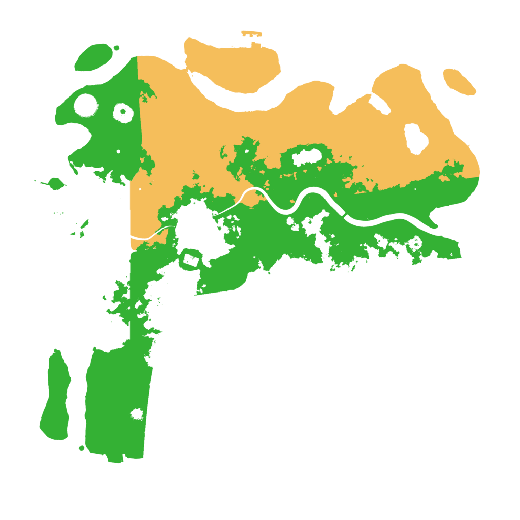Biome Rust Map: Procedural Map, Size: 3900, Seed: 918540311