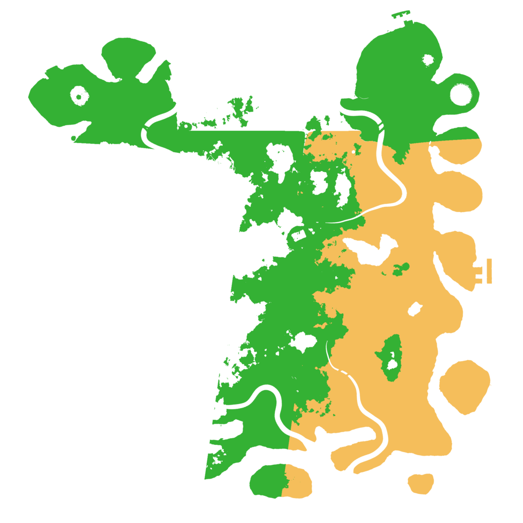Biome Rust Map: Procedural Map, Size: 4250, Seed: 4214688