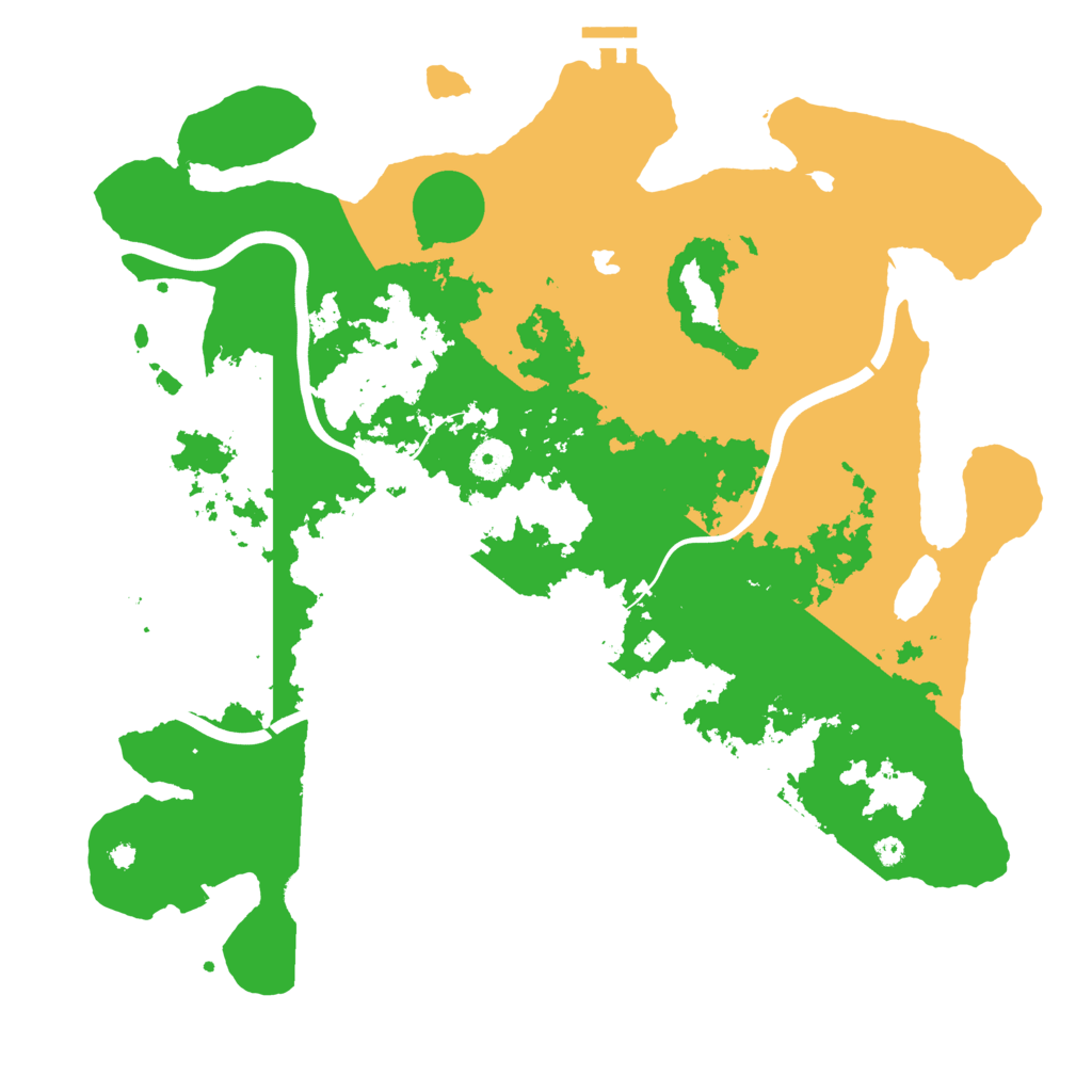 Biome Rust Map: Procedural Map, Size: 4000, Seed: 399908857