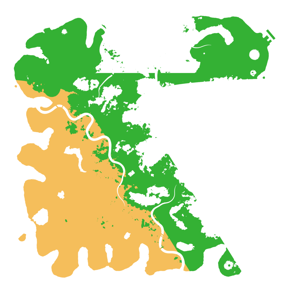 Biome Rust Map: Procedural Map, Size: 5000, Seed: 1653