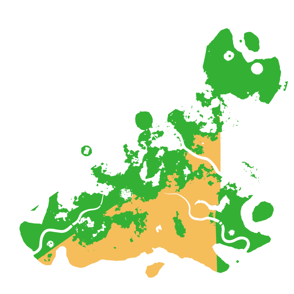 Biome Rust Map: Procedural Map, Size: 4500, Seed: 559318092