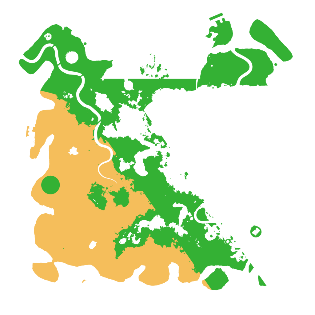 Biome Rust Map: Procedural Map, Size: 4500, Seed: 511687395