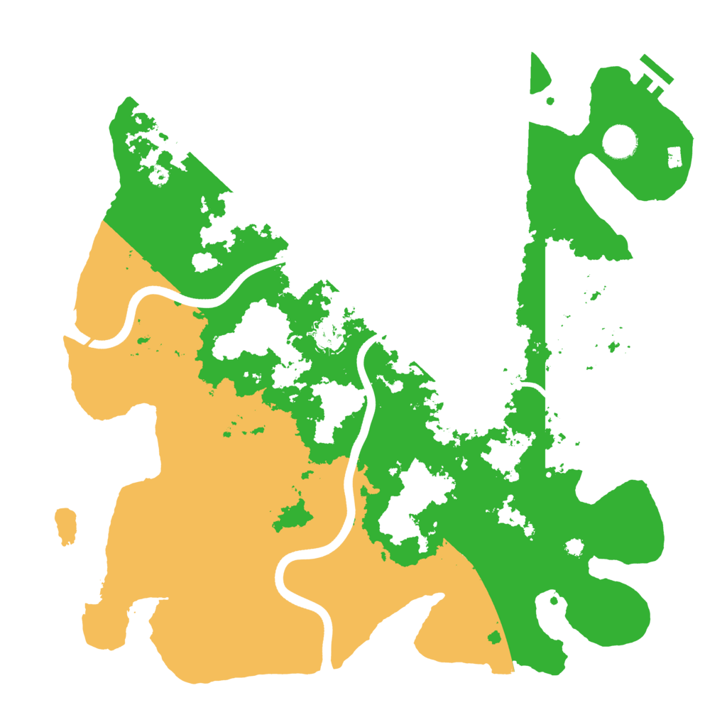 Biome Rust Map: Procedural Map, Size: 3750, Seed: 111110182