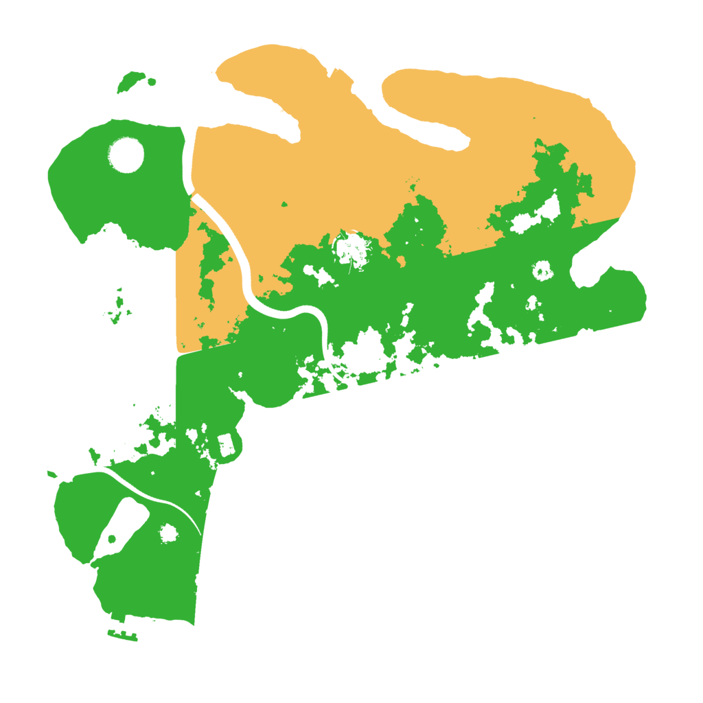 Biome Rust Map: Procedural Map, Size: 3500, Seed: 93670987