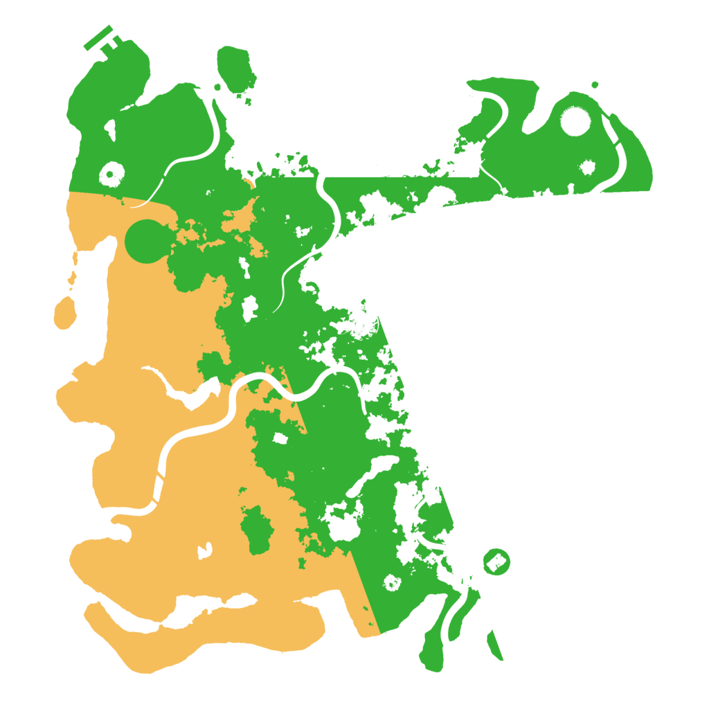 Biome Rust Map: Procedural Map, Size: 4250, Seed: 1164639924