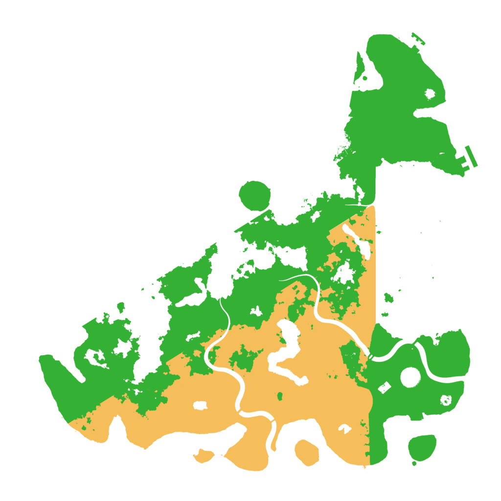 Biome Rust Map: Procedural Map, Size: 4500, Seed: 266080784