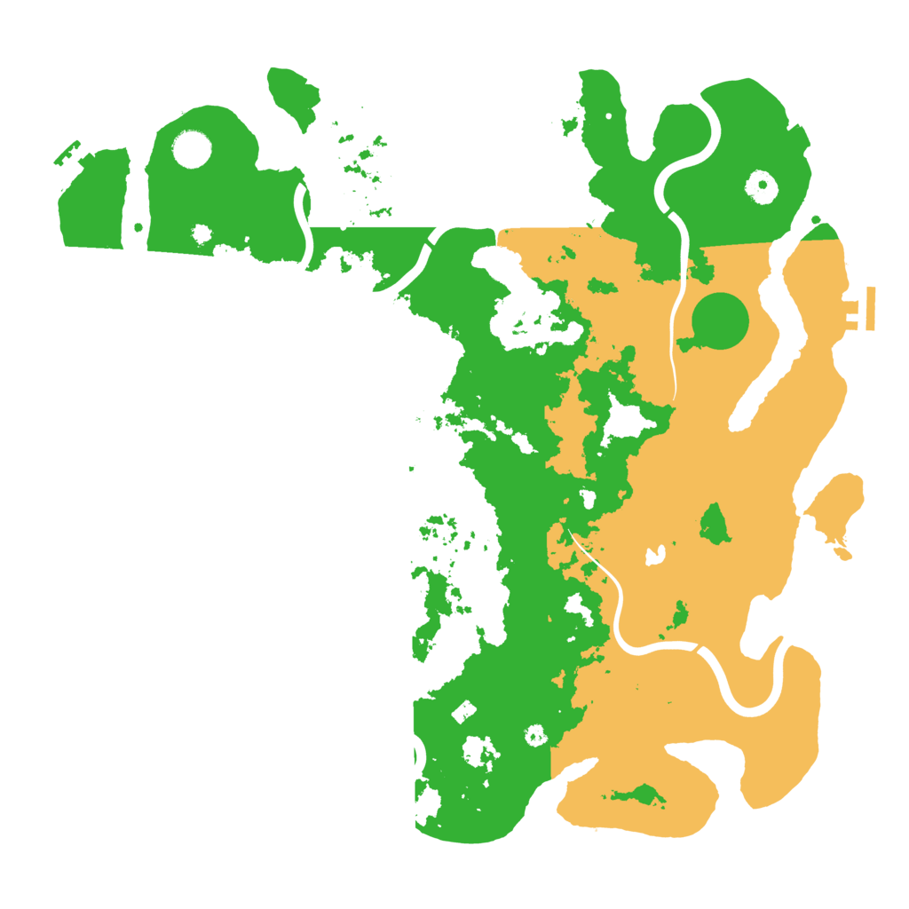 Biome Rust Map: Procedural Map, Size: 4200, Seed: 264746448