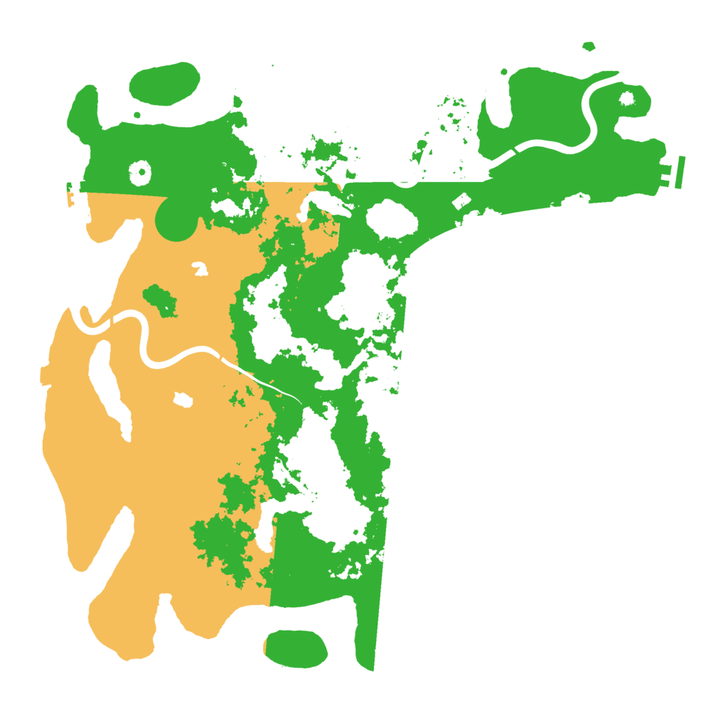 Biome Rust Map: Procedural Map, Size: 4500, Seed: 2124853498