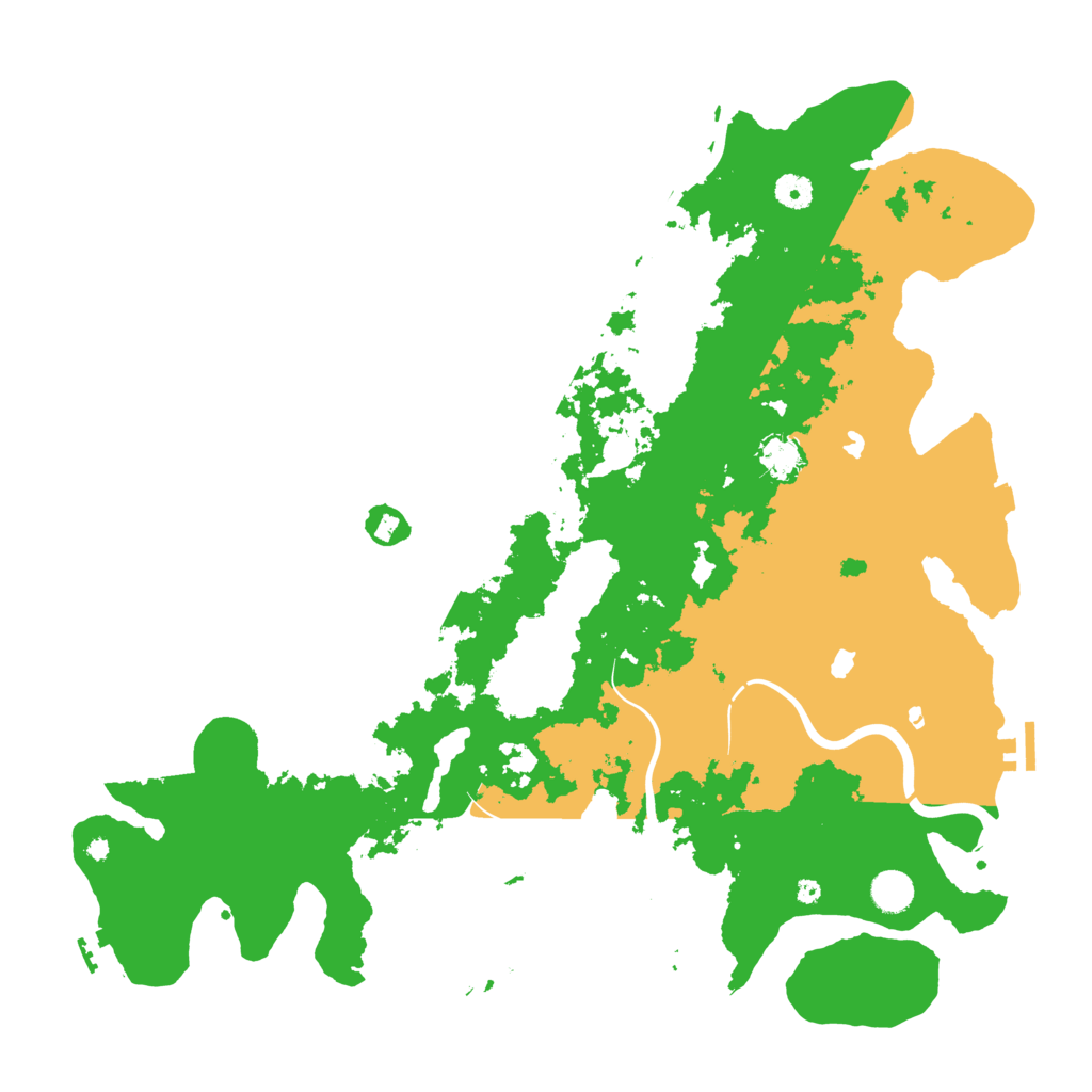 Biome Rust Map: Procedural Map, Size: 4500, Seed: 1540580342