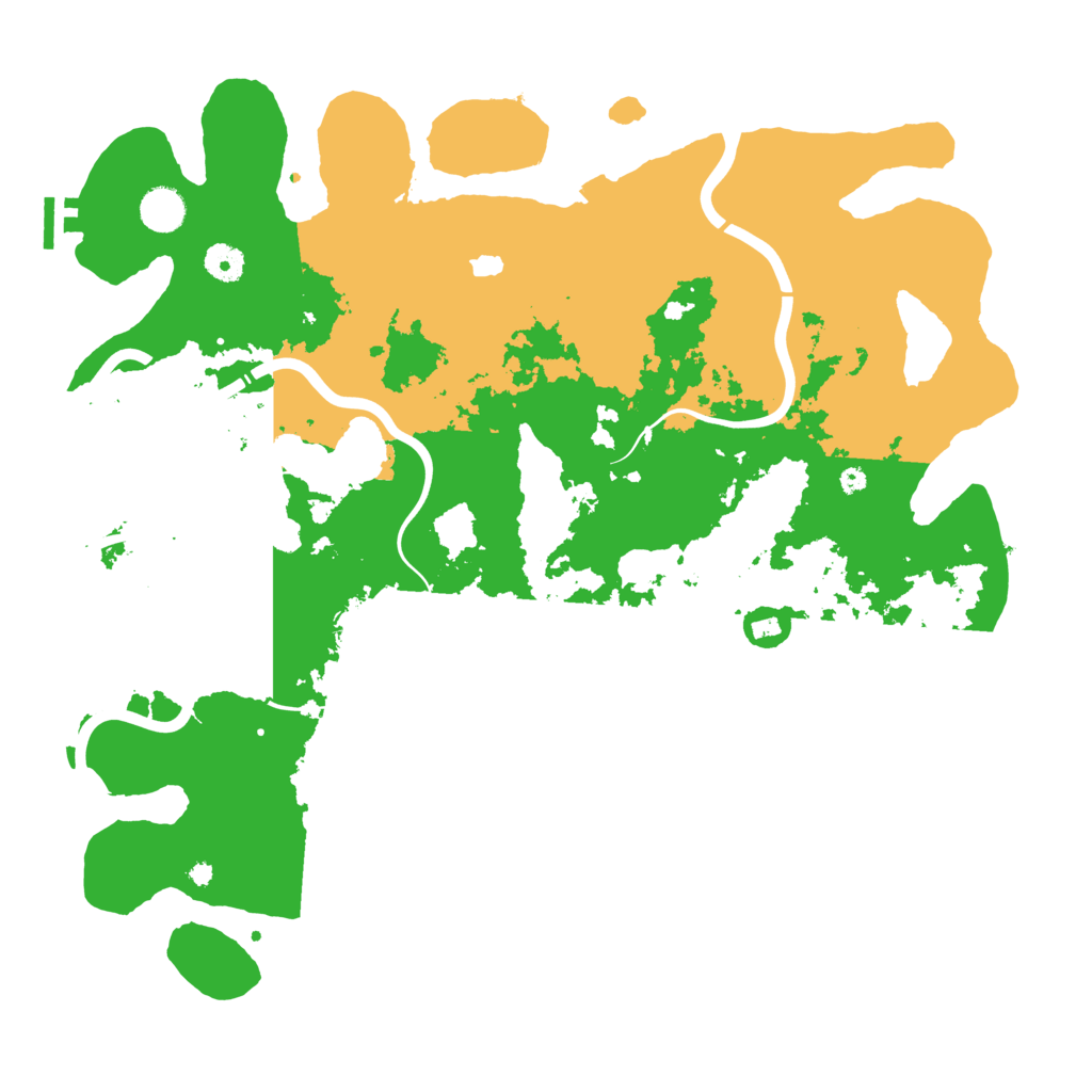 Biome Rust Map: Procedural Map, Size: 4250, Seed: 592722078