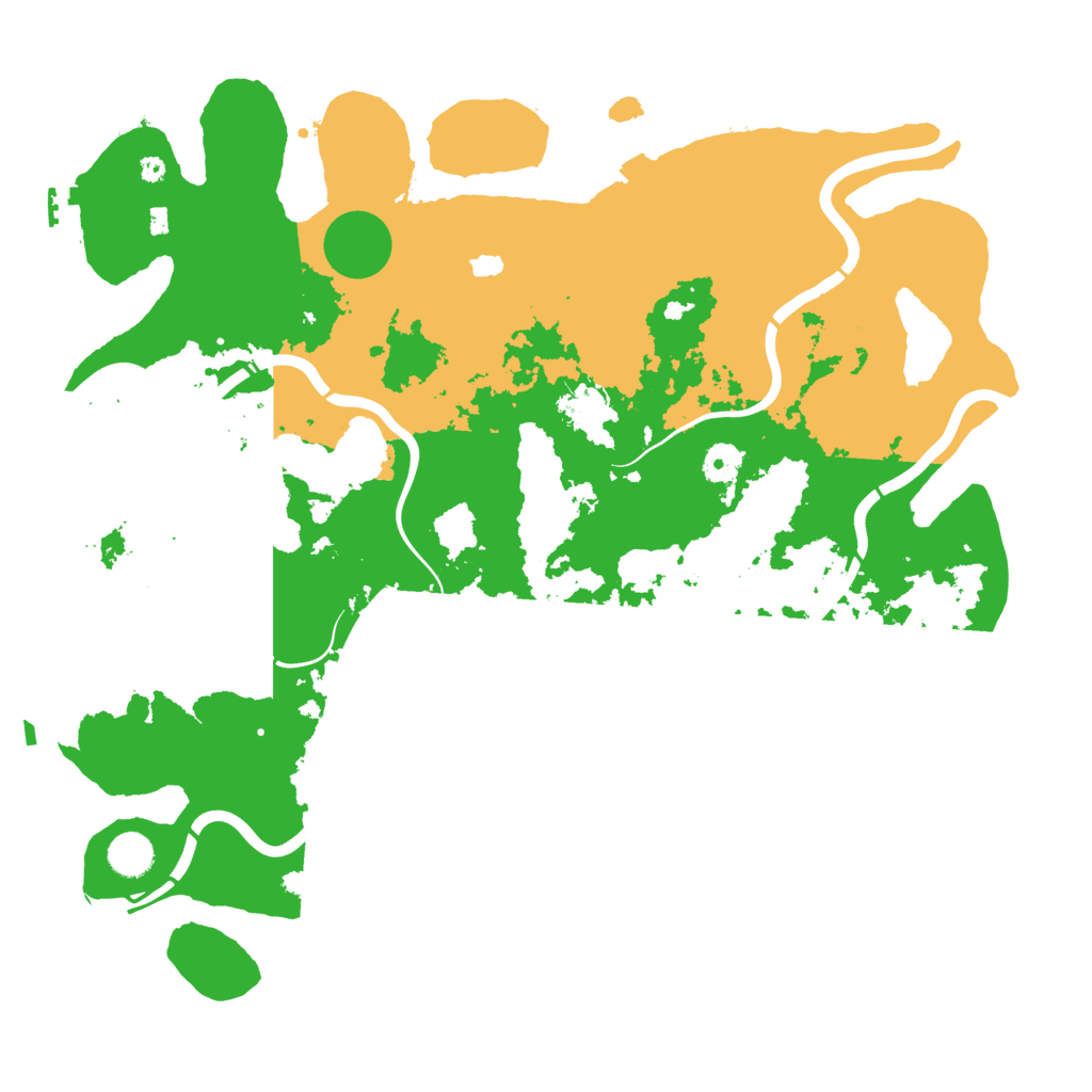 Biome Rust Map: Procedural Map, Size: 4250, Seed: 592722078