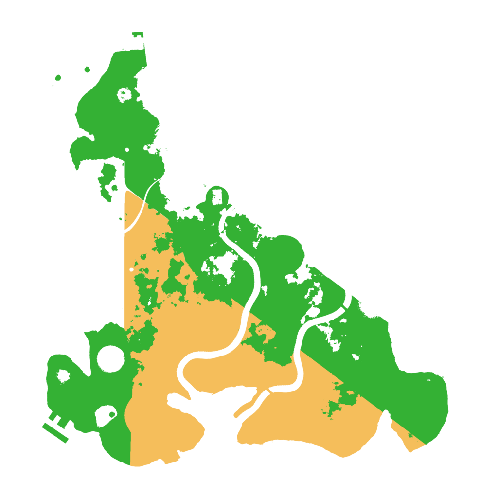 Biome Rust Map: Procedural Map, Size: 3500, Seed: 1565129089