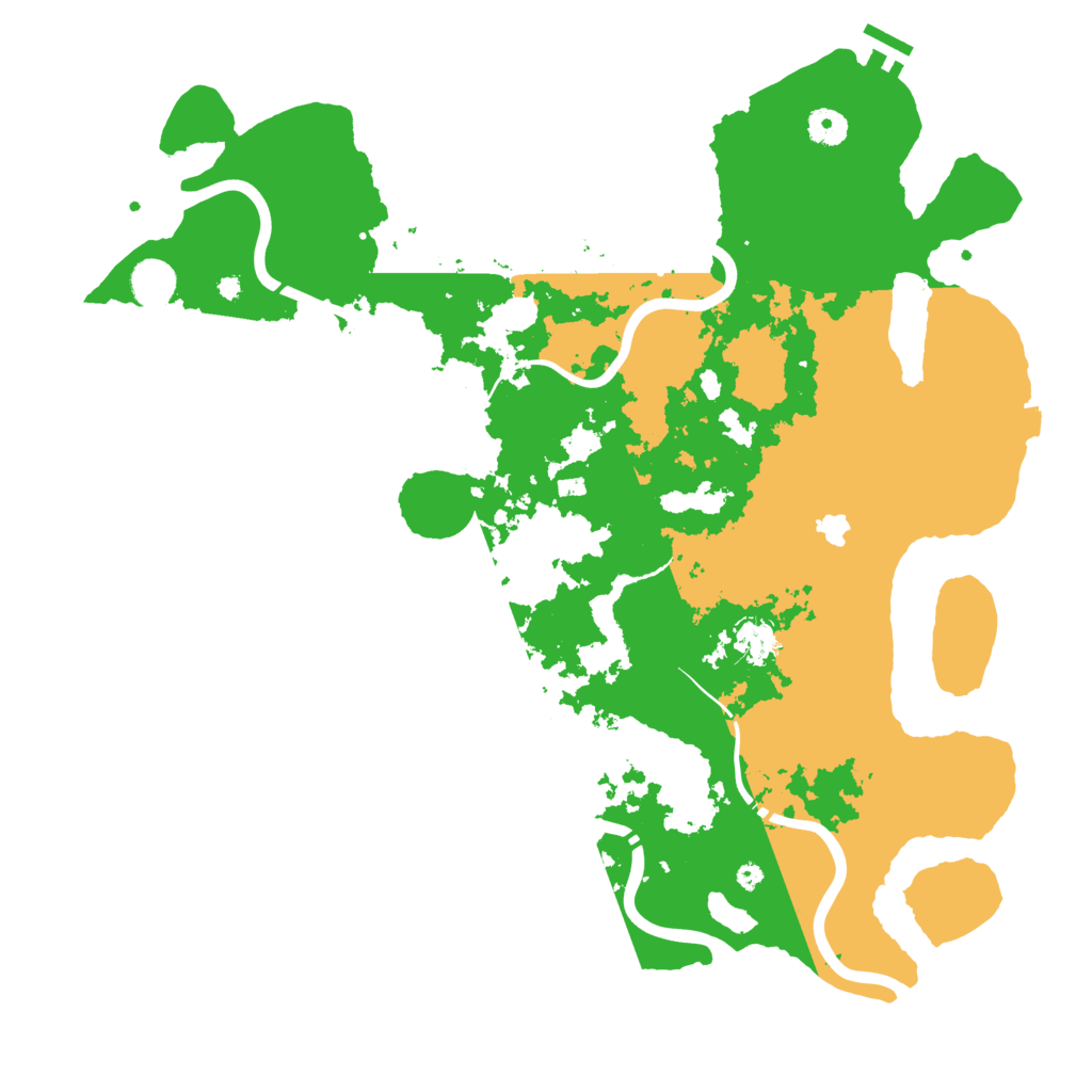 Biome Rust Map: Procedural Map, Size: 4250, Seed: 2117194493
