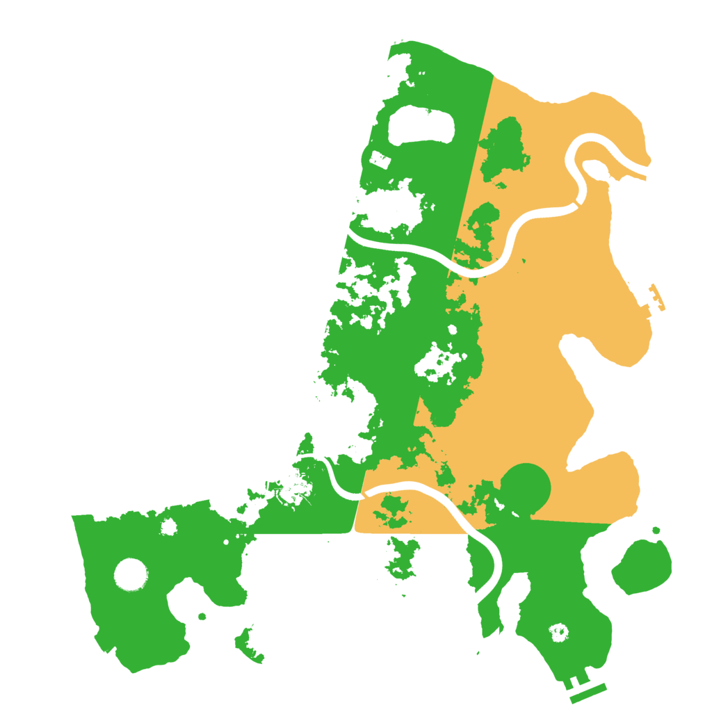 Biome Rust Map: Procedural Map, Size: 3800, Seed: 2059067845