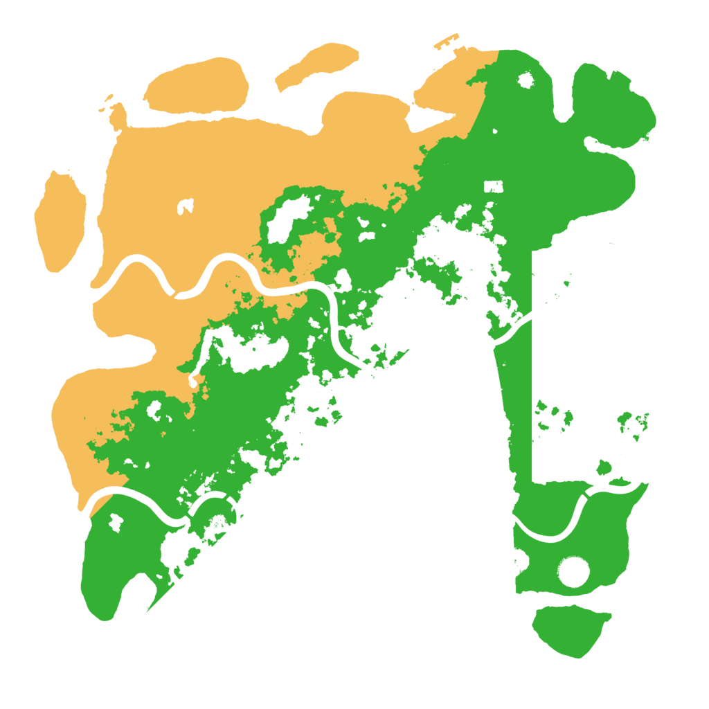 Biome Rust Map: Procedural Map, Size: 4000, Seed: 16688