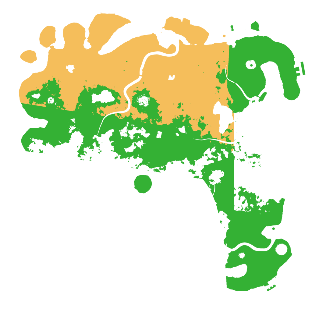 Biome Rust Map: Procedural Map, Size: 4800, Seed: 498053119